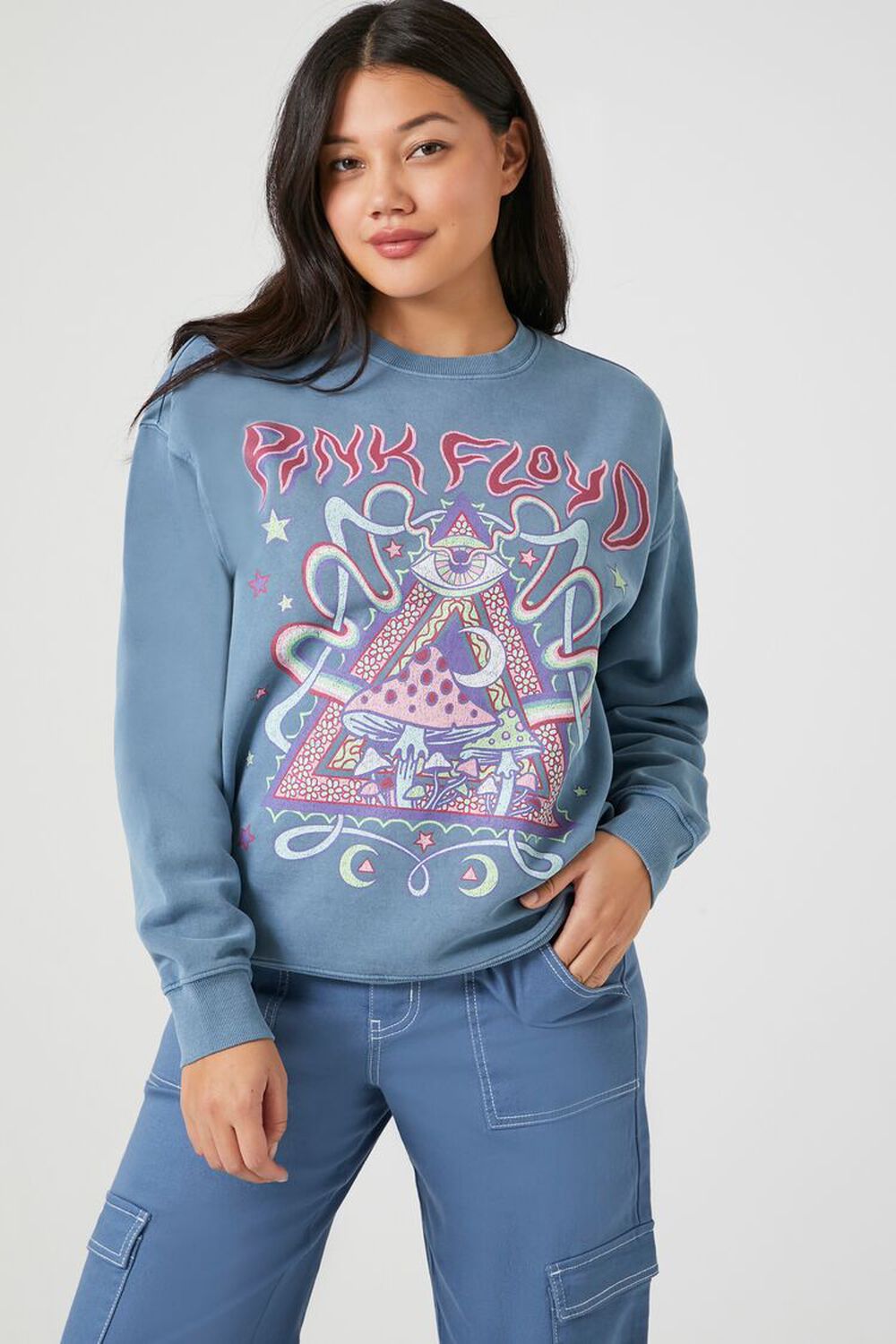 Fleece Pink Floyd Graphic Pullover